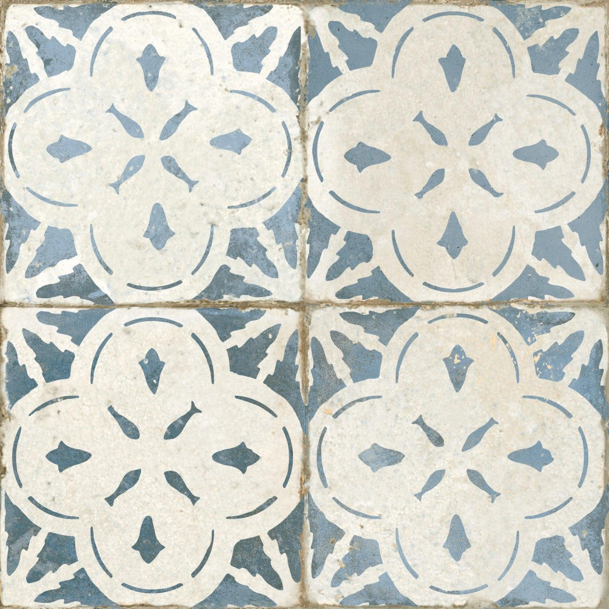 Isadora Blue Ceramic Tile 45 x 45cm-Delforno