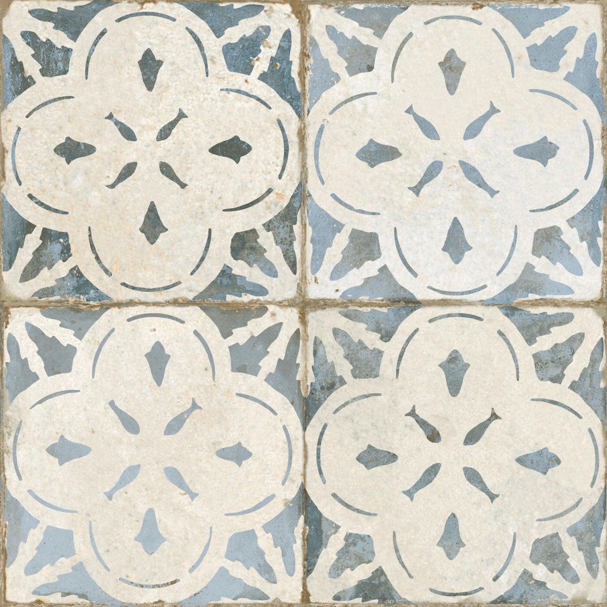 Isadora Blue Ceramic Tile 45 x 45cm-Delforno