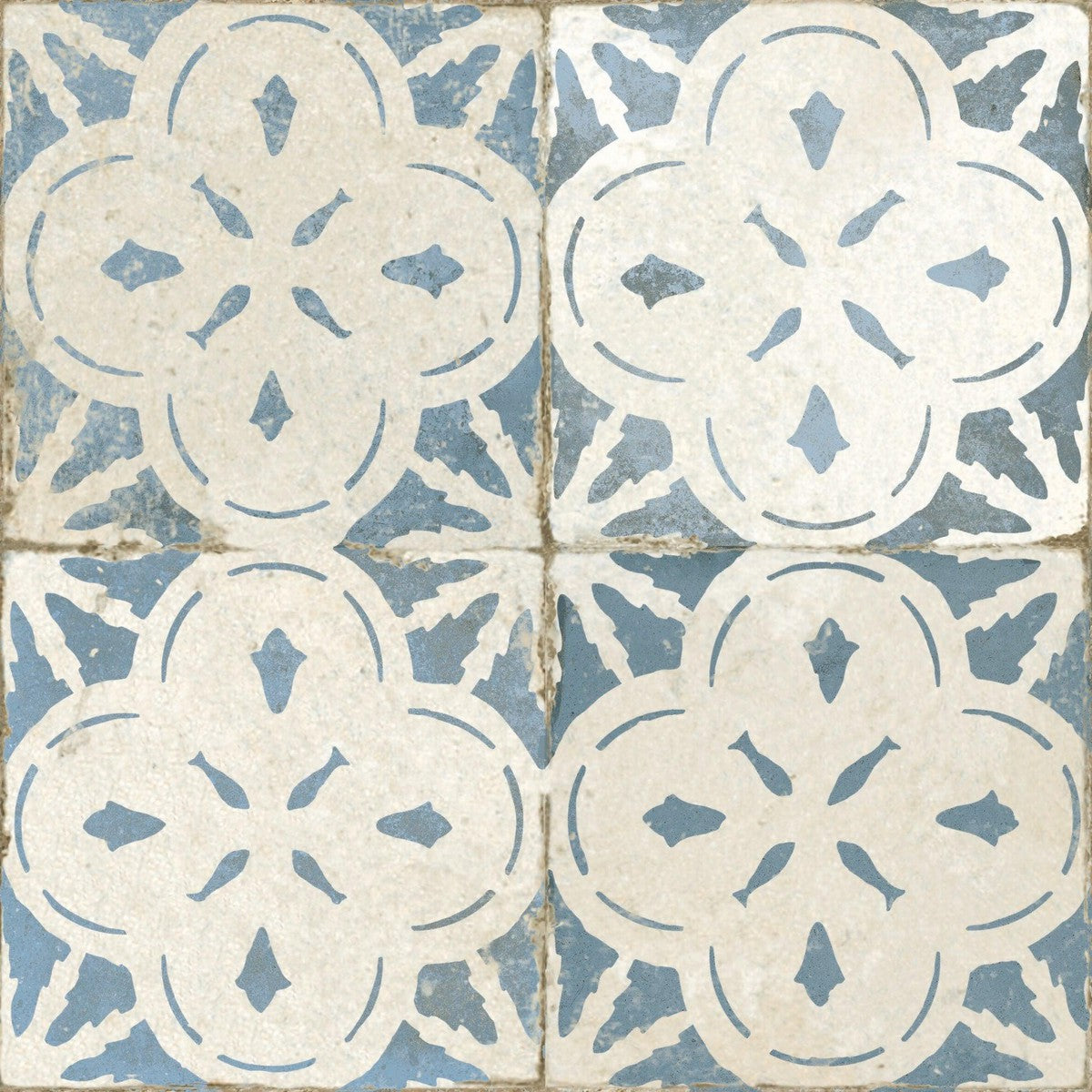 Isadora Blue Ceramic Tile 45 x 45cm-Delforno