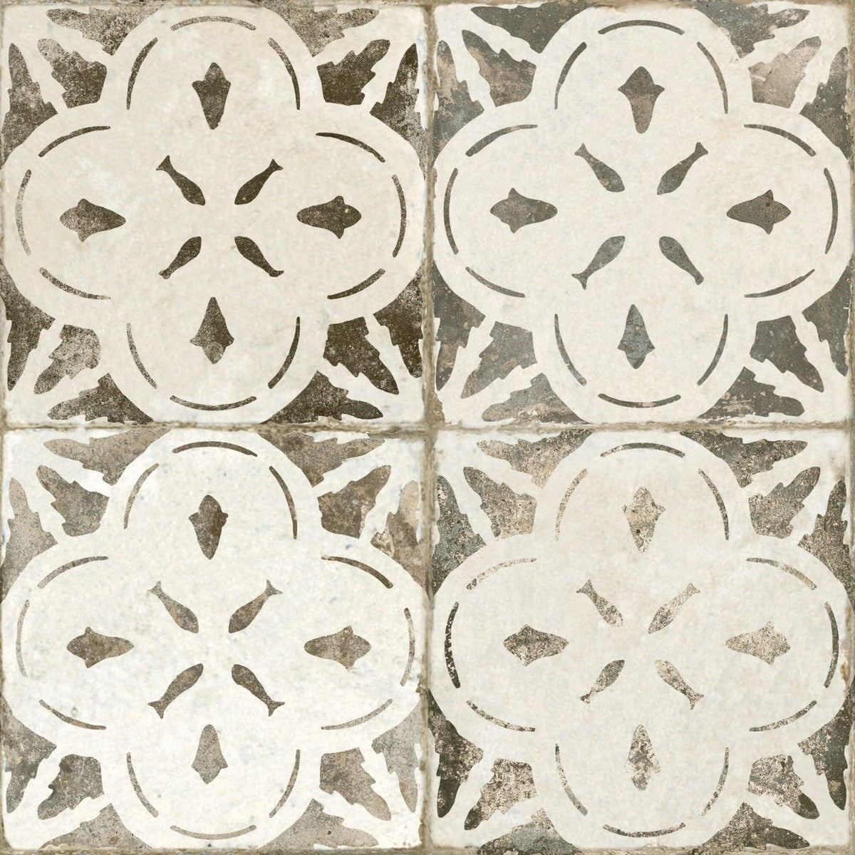 Isadora Nero Ceramic Tile 45 x 45cm-Delforno