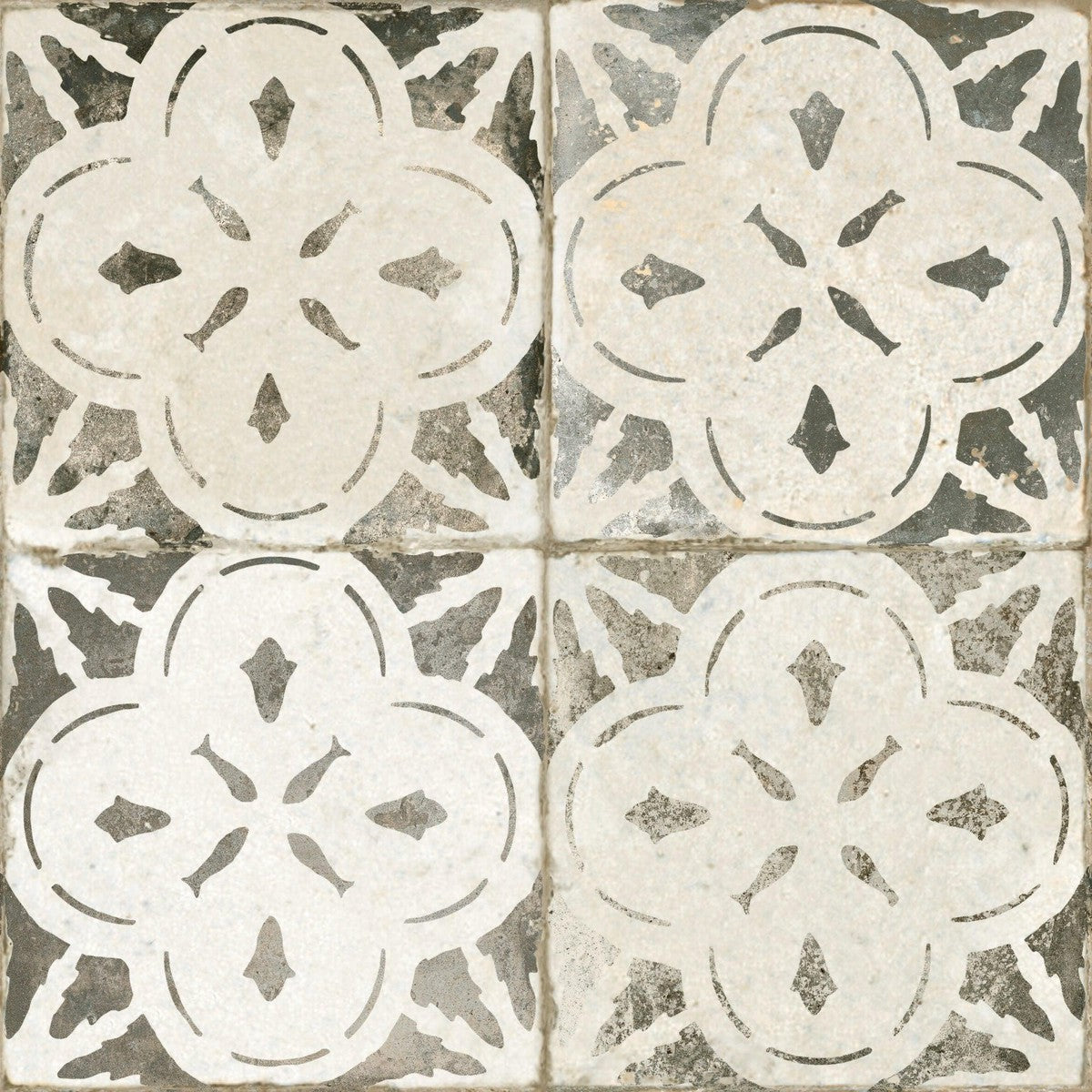 Isadora Nero Ceramic Tile 45 x 45cm-Delforno