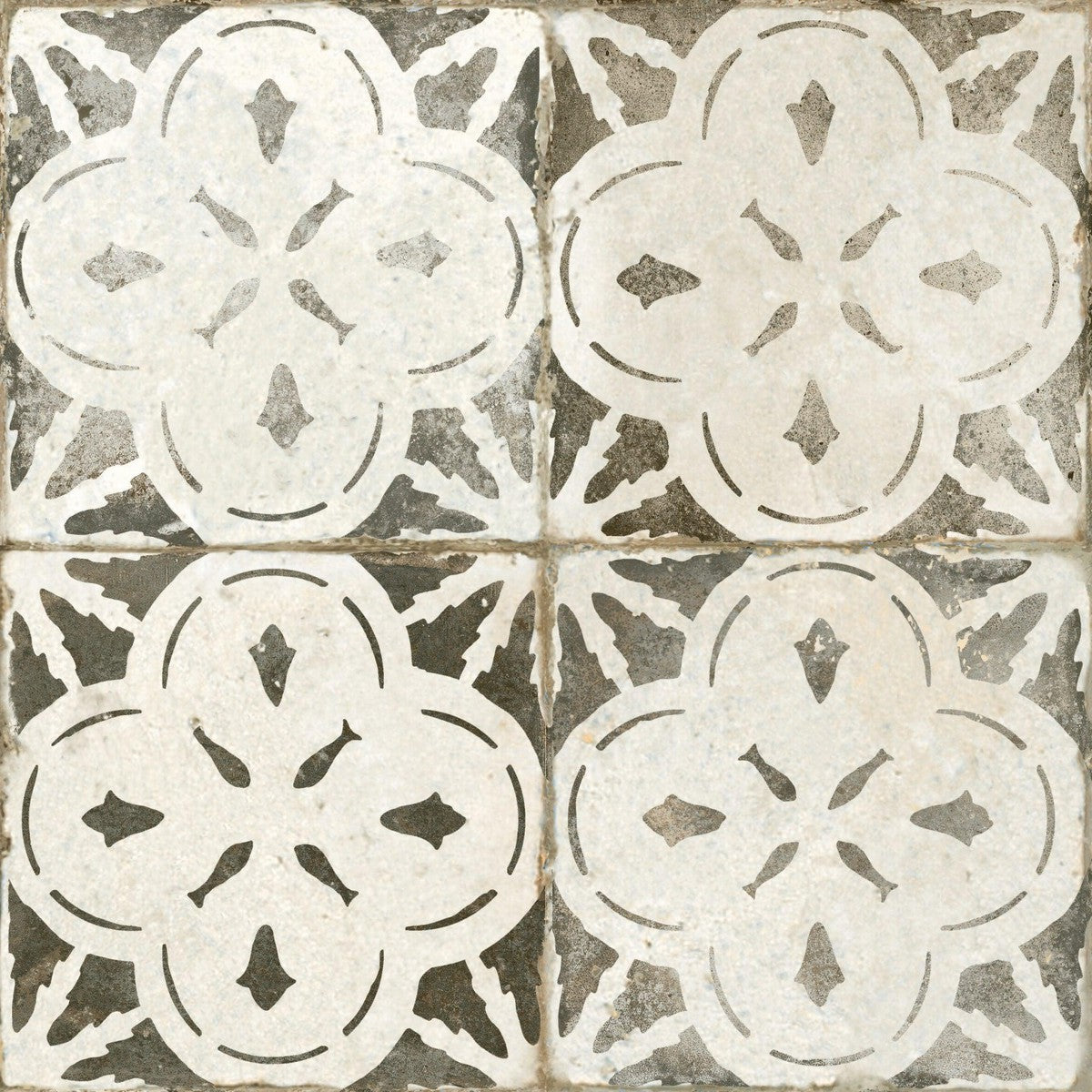 Isadora Nero Ceramic Tile 45 x 45cm-Delforno