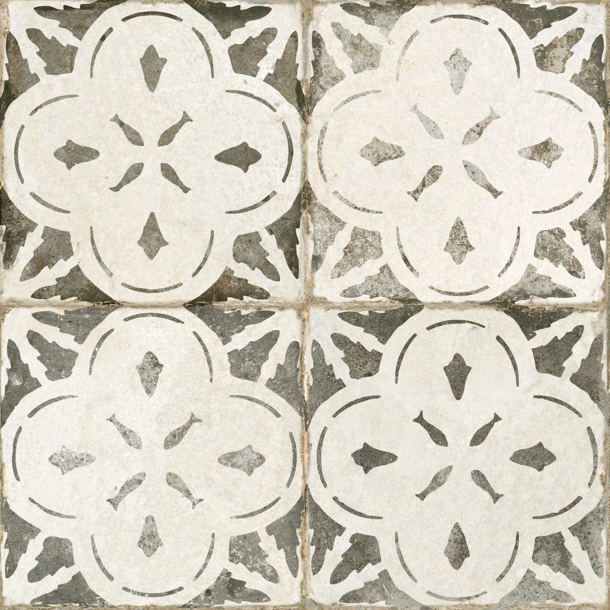 Isadora Nero Ceramic Tile 45 x 45cm-Delforno