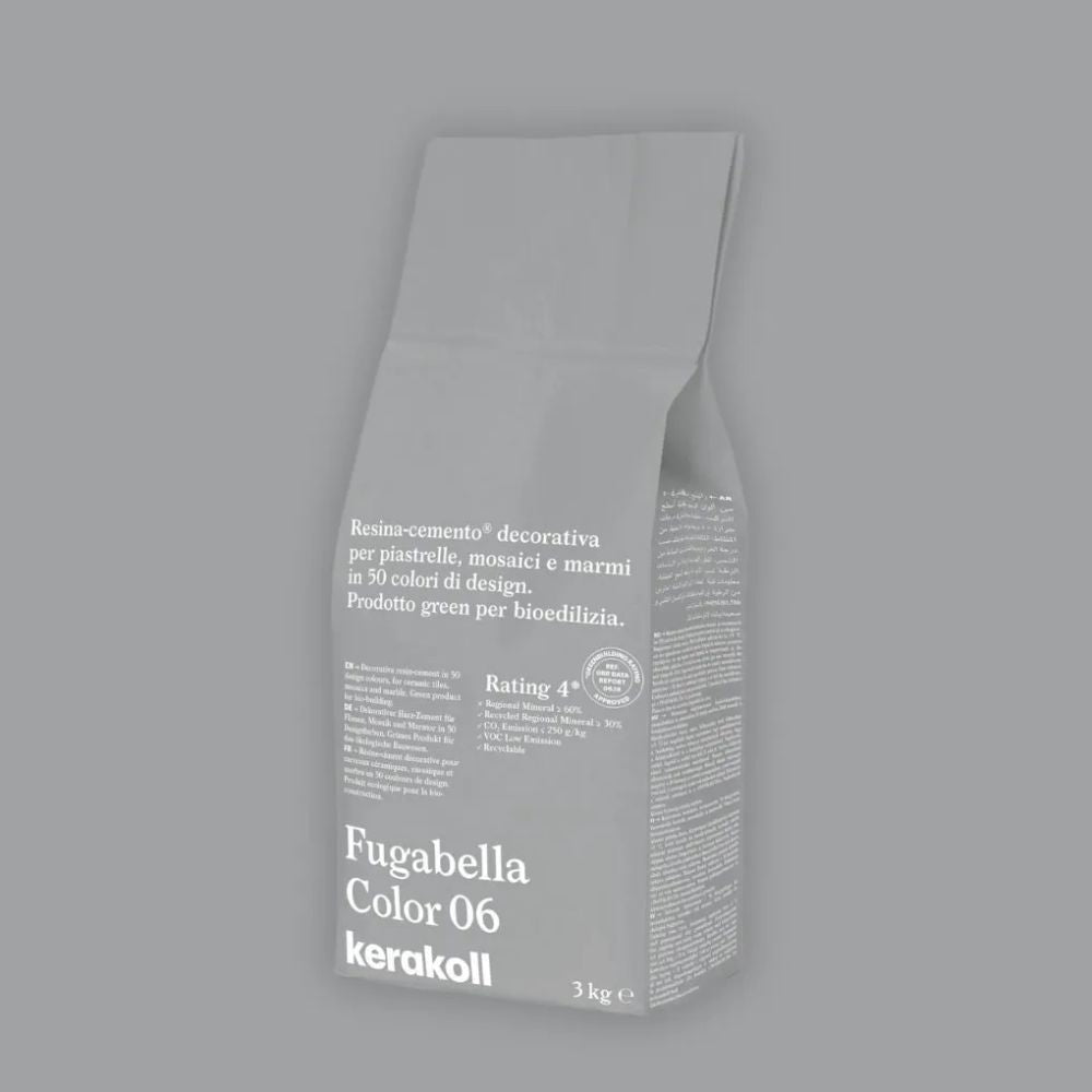 Fugabella Color Grout 06 Light Grey 3Kg-Kerakoll-Delforno