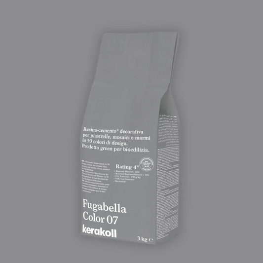 Fugabella Color Grout 07 Grey 3Kg-Delforno