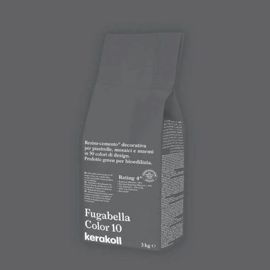 Fugabella Color Grout 10 Dark Grey 3Kg-Delforno
