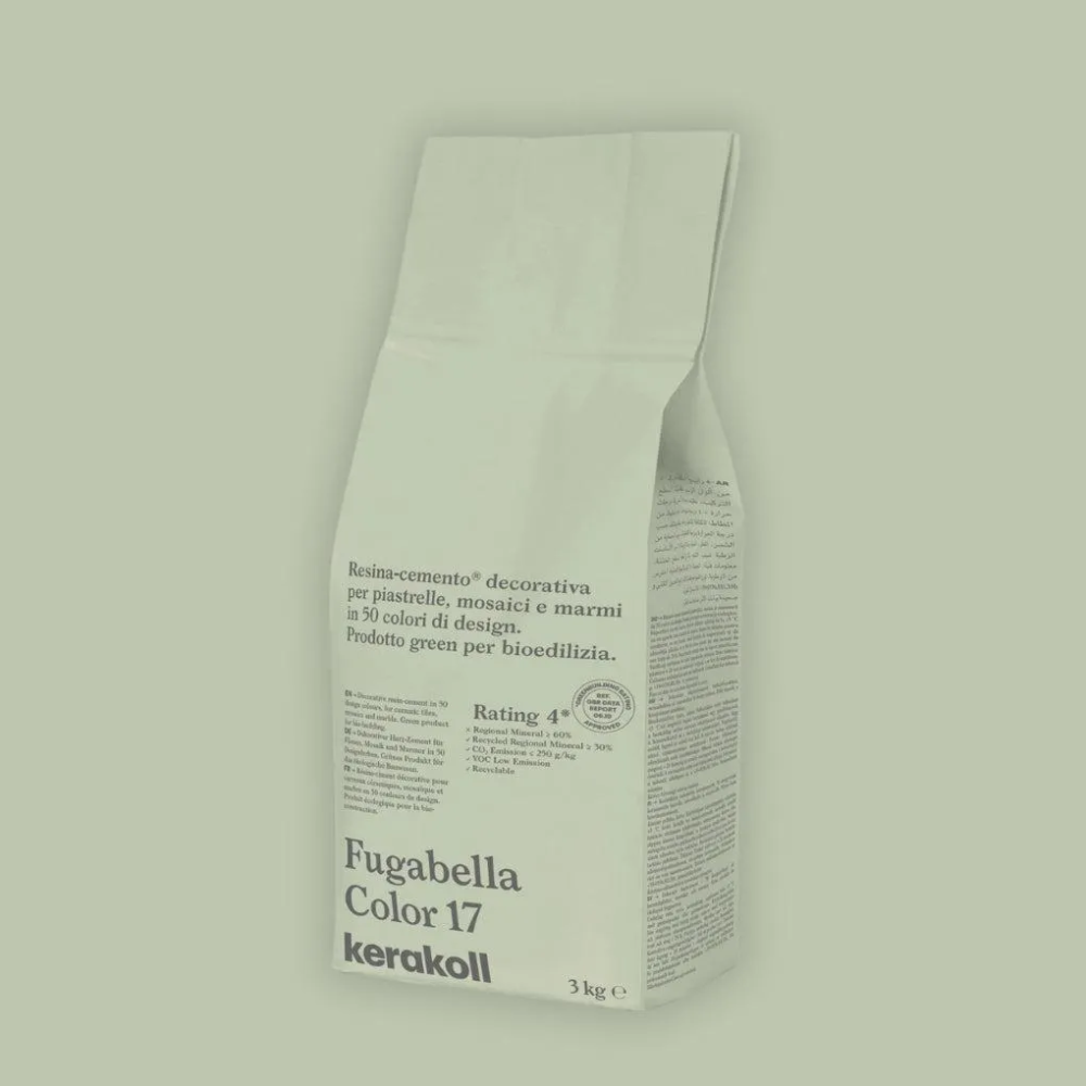 Fugabella Color Grout 17 Fennel Green 3Kg-Kerakoll-Delforno