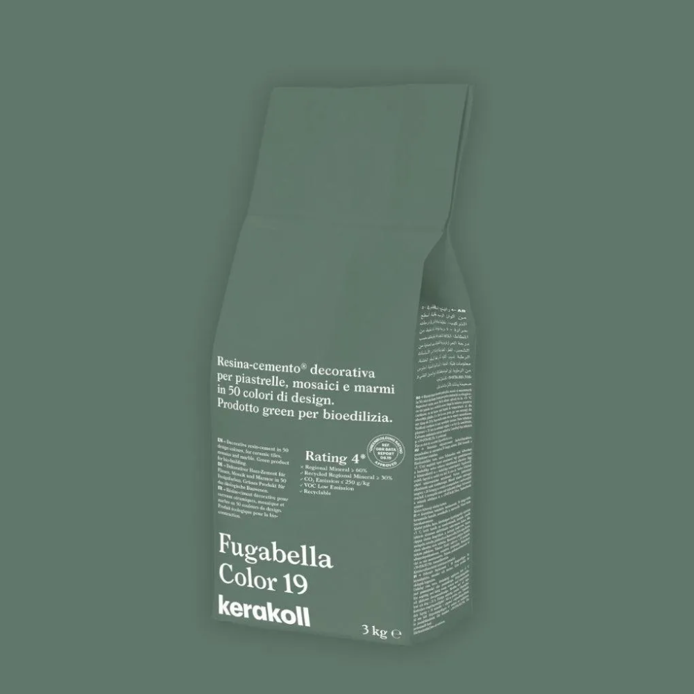 Fugabella Color Grout 19 Olive 3Kg-Kerakoll-Delforno