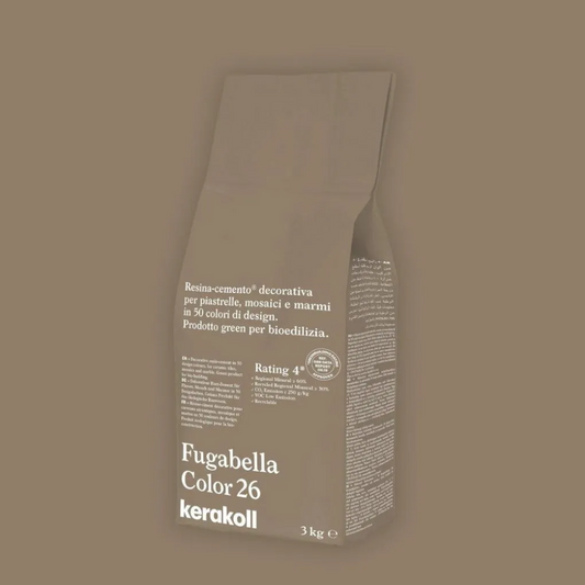 Fugabella Color Grout 26 Harbour Grey 3Kg-Delforno
