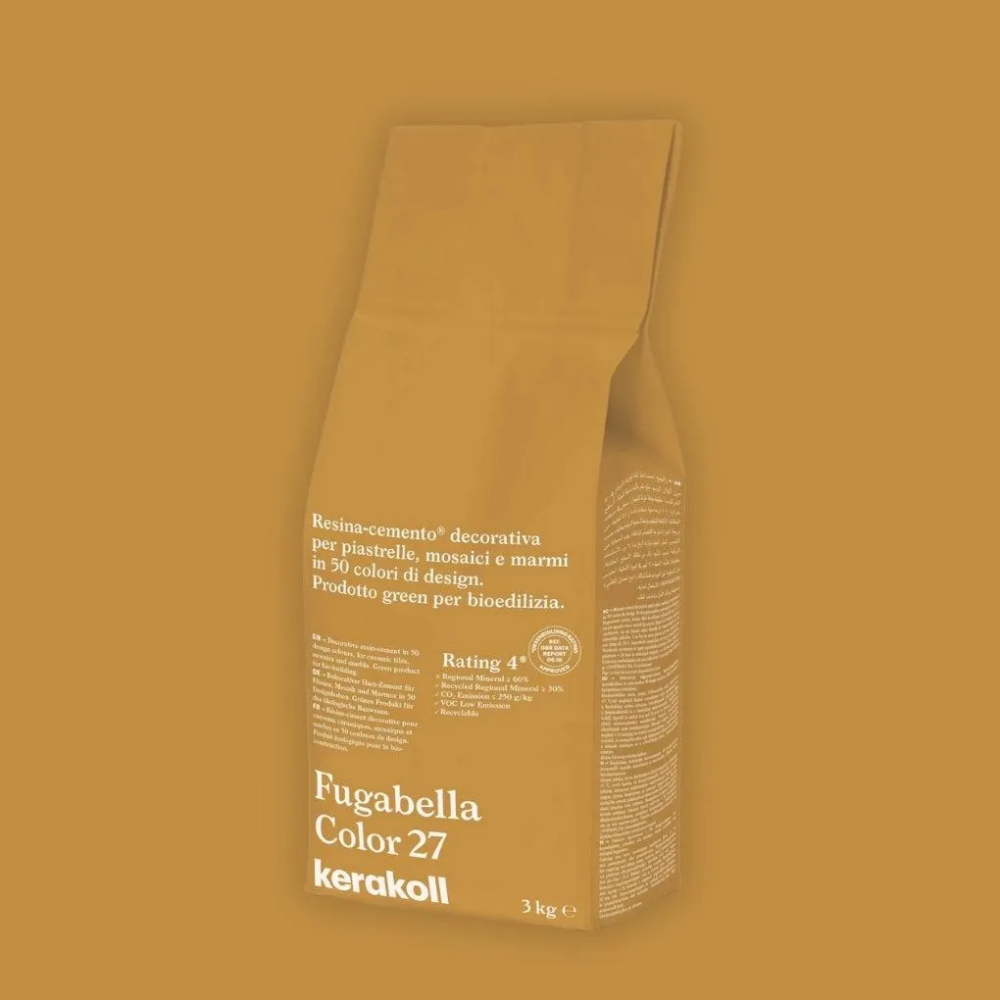 Fugabella Color Grout 27 Mustard 3Kg-Kerakoll-Delforno