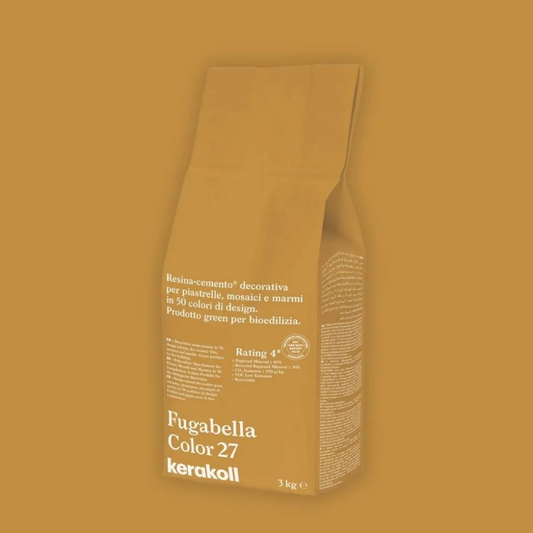 Fugabella Color Grout 27 Mustard 3Kg-Delforno
