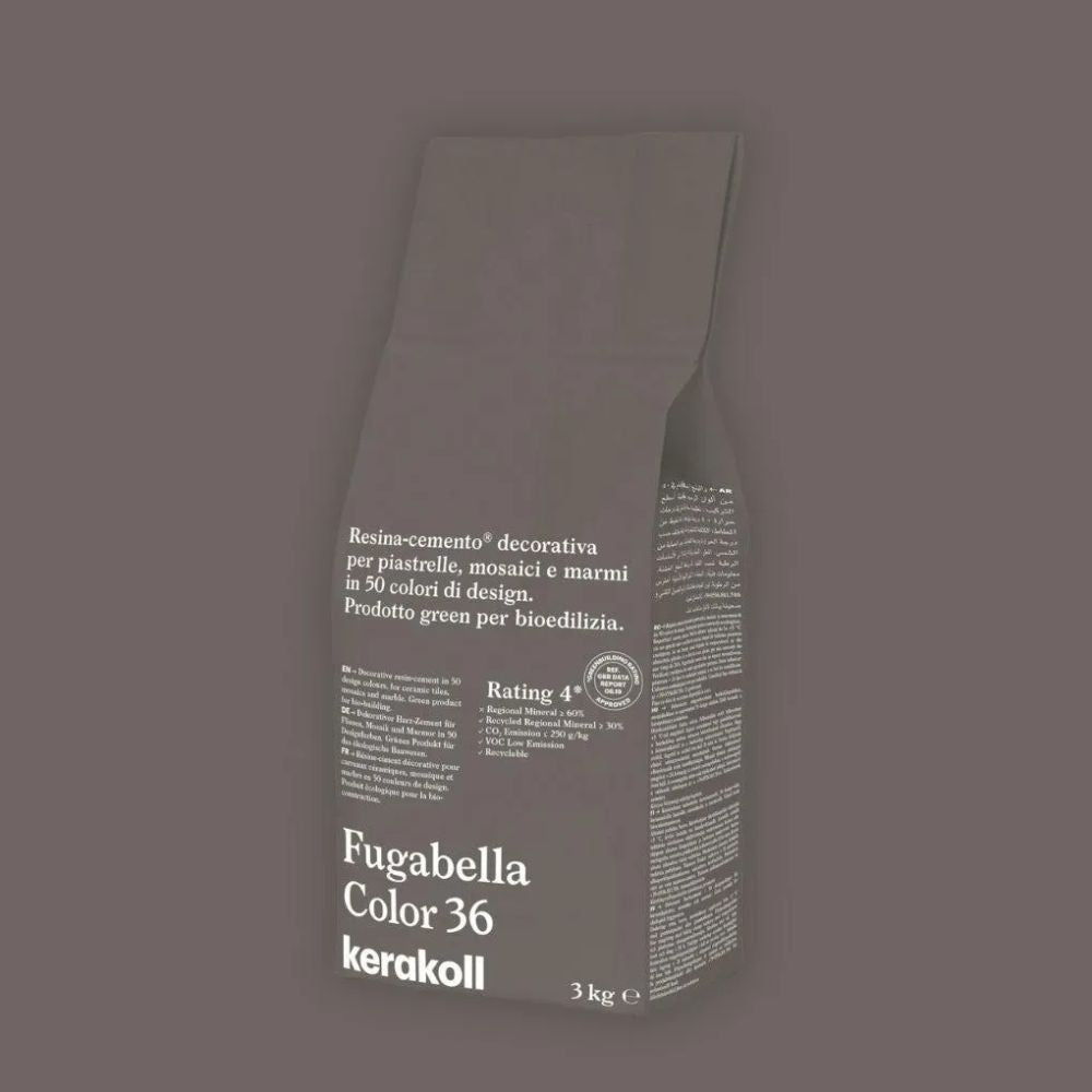 Fugabella Color Grout 36 Warm Silver 3Kg-Delforno