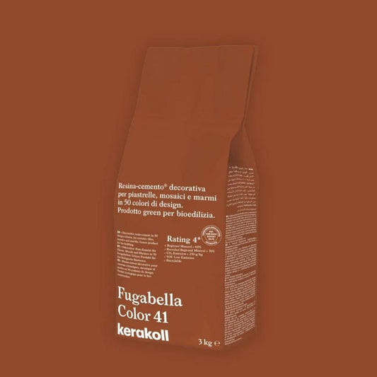 Fugabella Color Grout 41 Russet 3Kg-Delforno