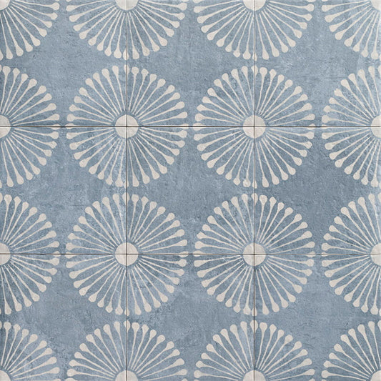 Carino Deco Ydra Porcelain Tile 20 x 20cm-Delforno