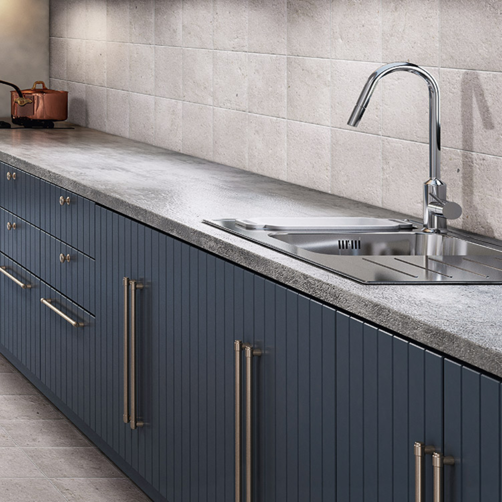 White Bali Stone Porcelain Tile 20 x 20cm-Delforno