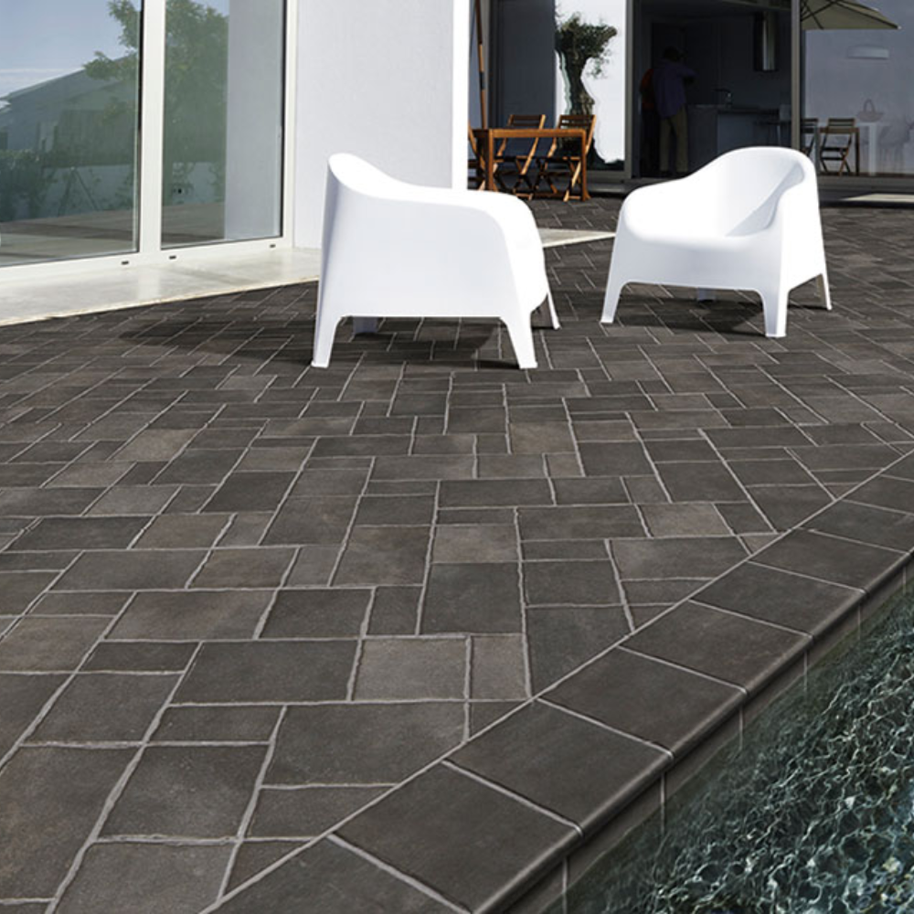 Tech Geo Volcano Porcelain Tile 22.5 x 22.5cm-Delforno