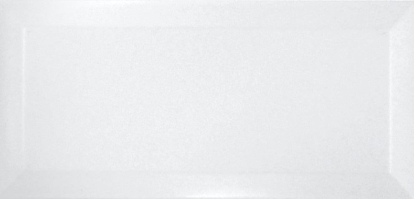 Metro Collection Victorian Gloss White Porcelain Tile 7.5 x 15cm-Delforno