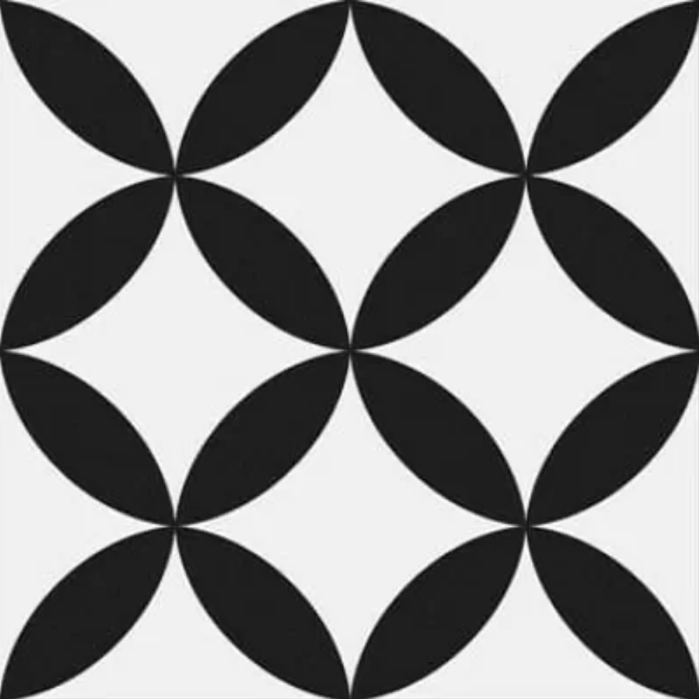Circle Black 45 x 45cm-Prissmacer-Delforno