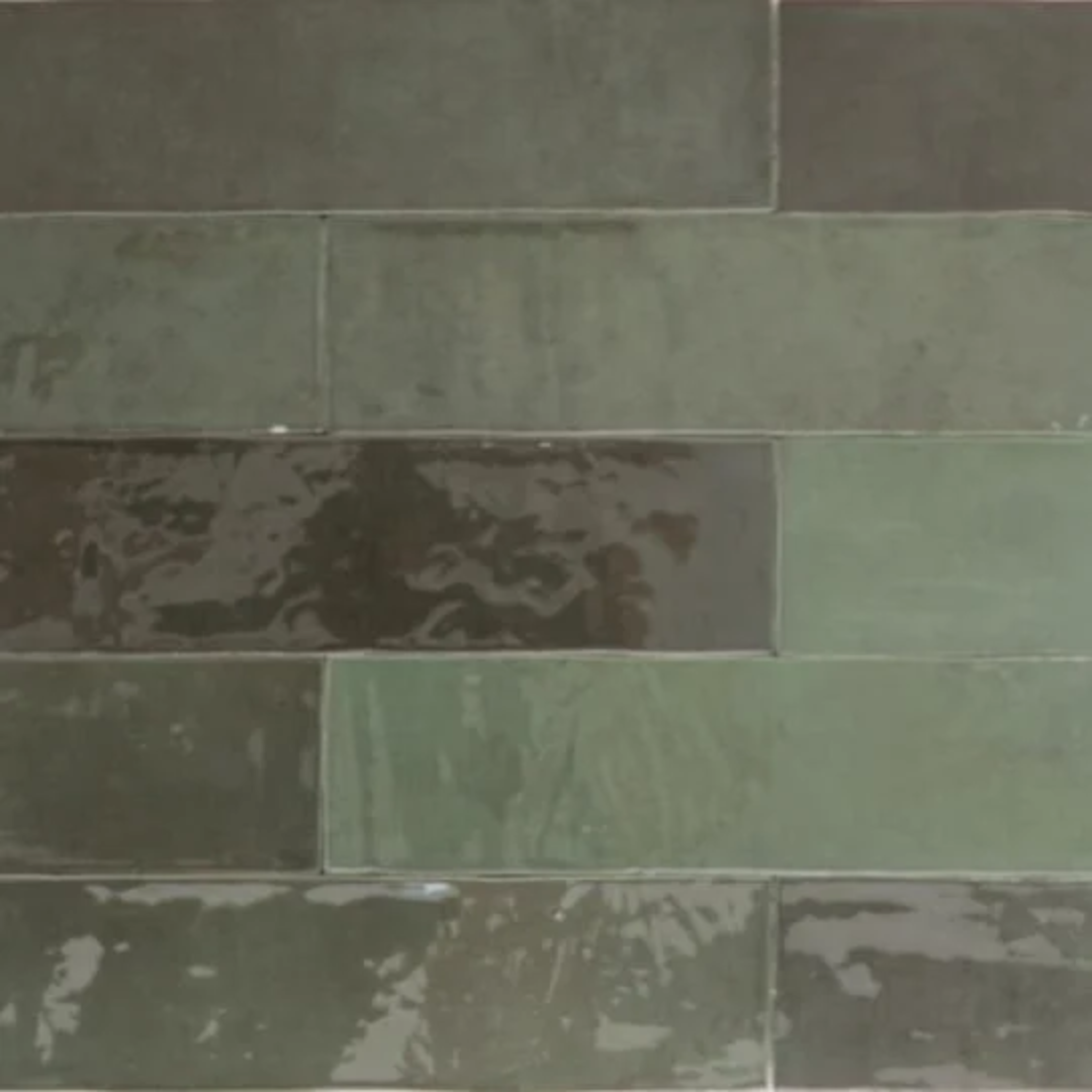 Atelier Emeraude Ceramic Tile 6.2 x 25cm-Delforno