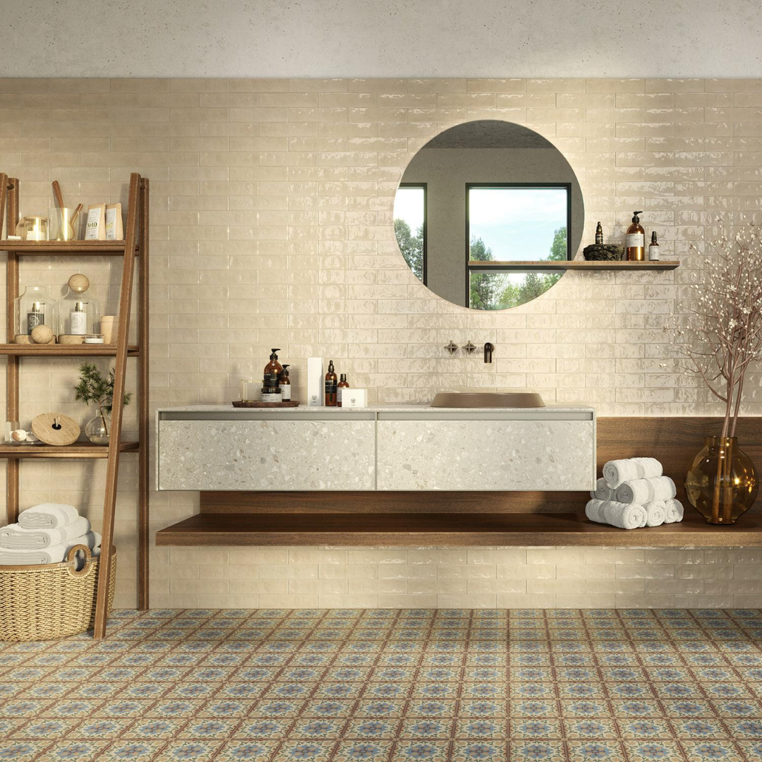 Atelier Taupe Ceramic Tile 6.2 x 25cm-Delforno