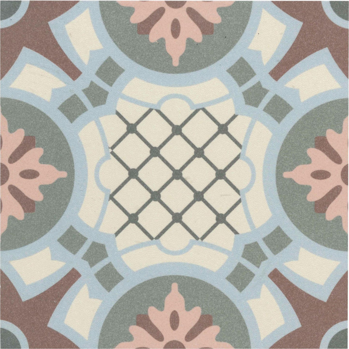 Authentic Pattern Hubert Porcelain Tile 15 x 15cm