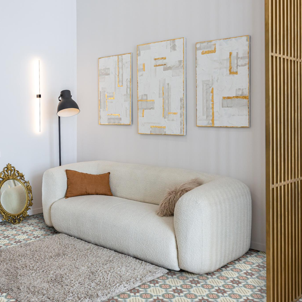 Authentic Pattern Hubert Porcelain Tile 15 x 15cm-Delforno