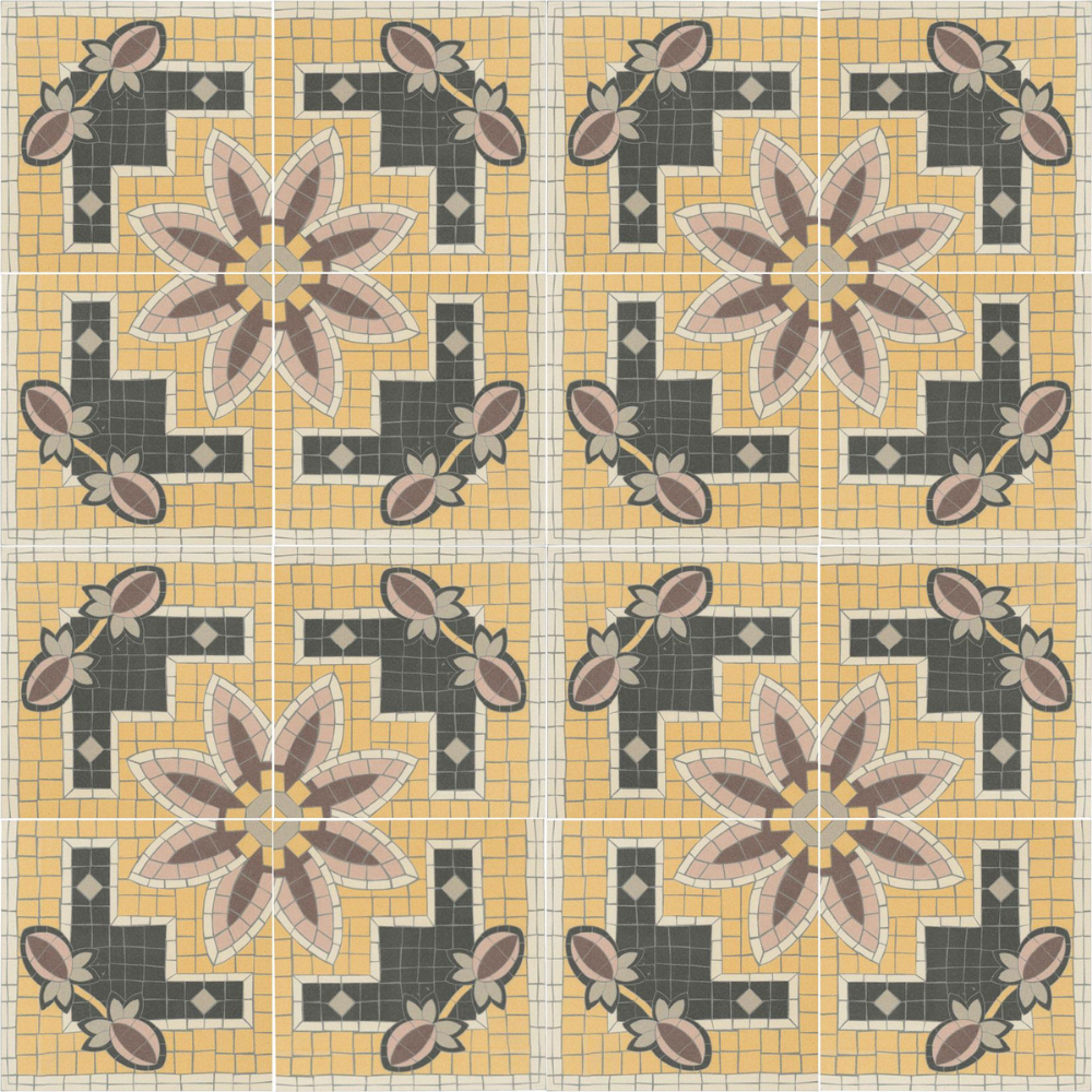 BH Octavie Coin B Ceramic Tile 15 x 15cm-Delforno