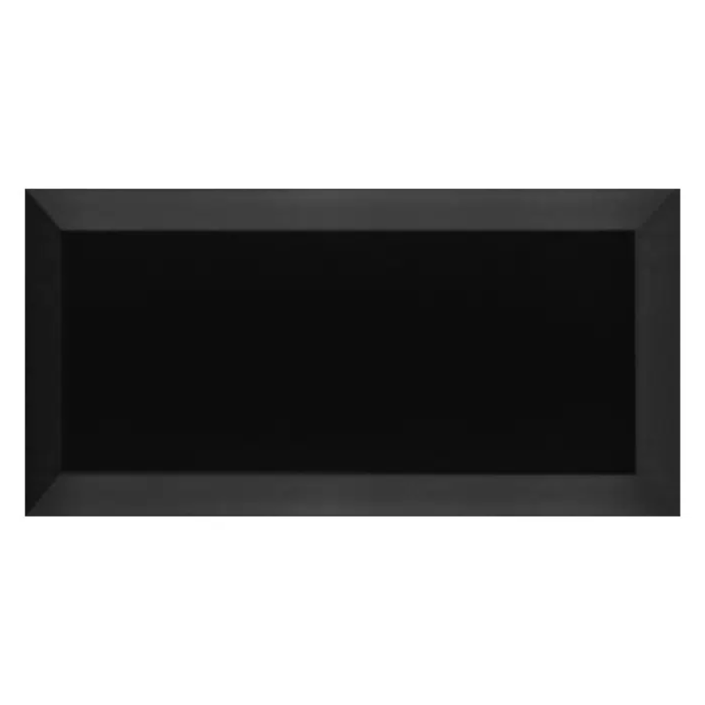 Negro Brillo Flat Creamic Tile 7.5 x 15cm-RIBESALBES-Delforno