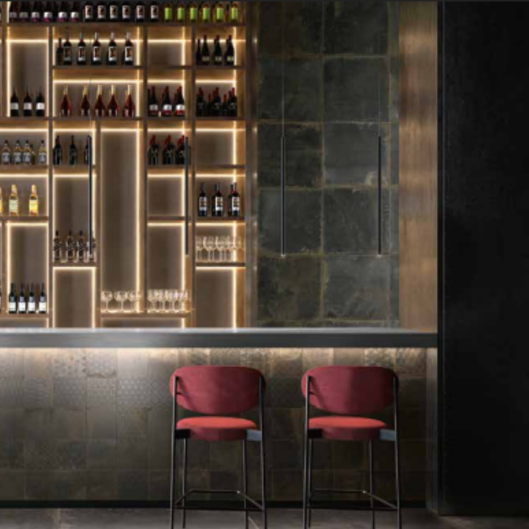Oxi Dart Black Porcelain Tile 60 x 60cm