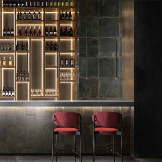 Oxi Dart Black Porcelain Tile 60 x 60cm-Delforno