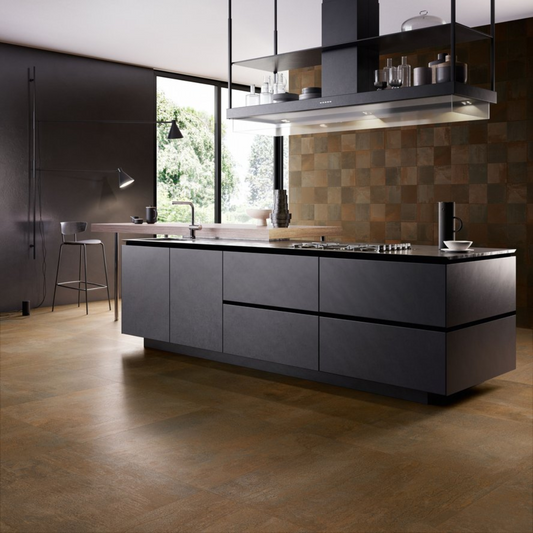 Oxi Dart Copper Porcelain Tile 60 x 60cm-Delforno