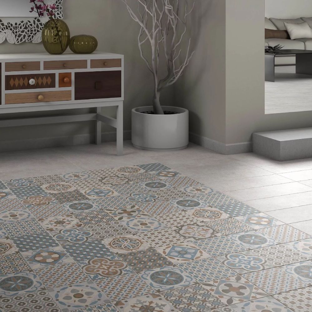 Job Ceniza Concrete Effect Ceramic Tile 19 x 57cm-Ceramica Saloni-Delforno