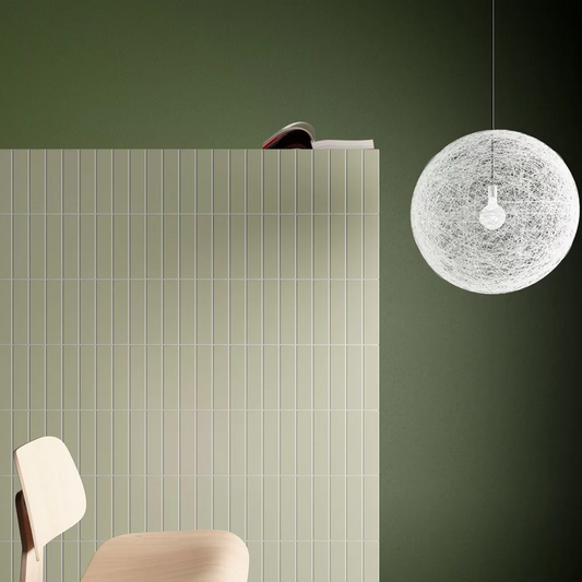 Small Format Costasera Tansy Verde Matt Ceramic Tile 5 x 20cm-Delforno