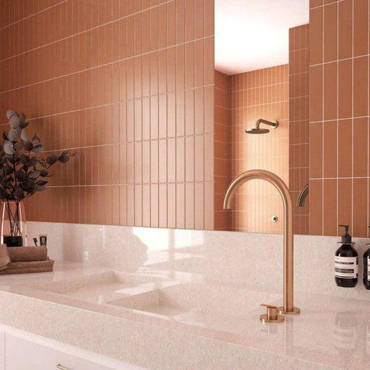 Small Format Costasera Tere Matt Ceramic Tile 5 x 20cm-Delforno