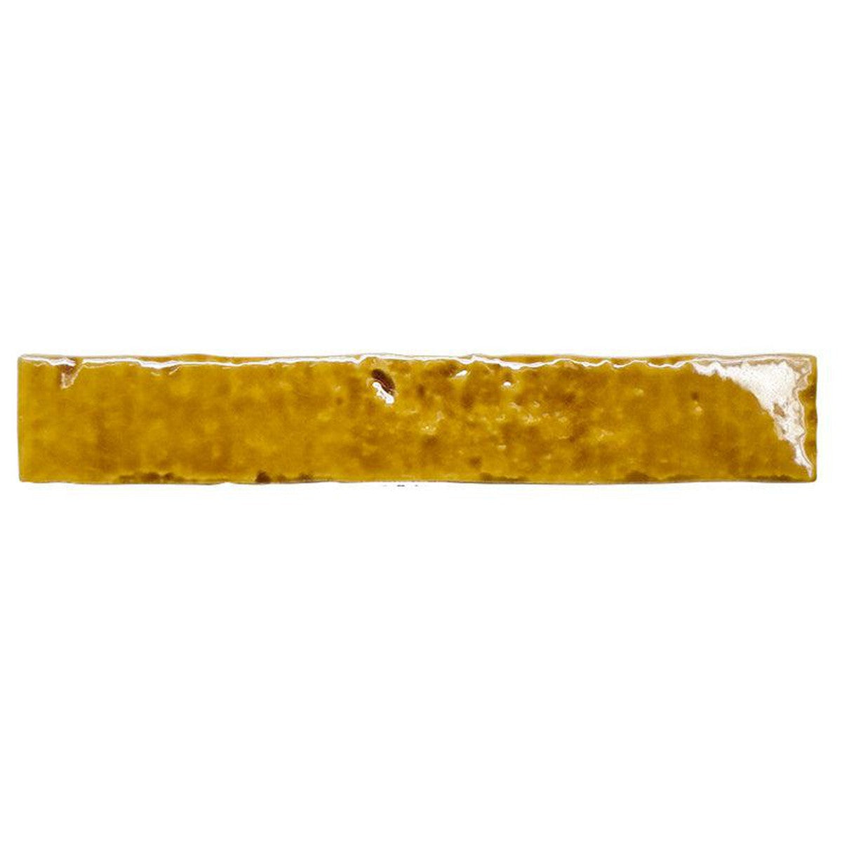 Small Format Deep Mustard Craquelle 3.8 x 23.5cm-Delforno