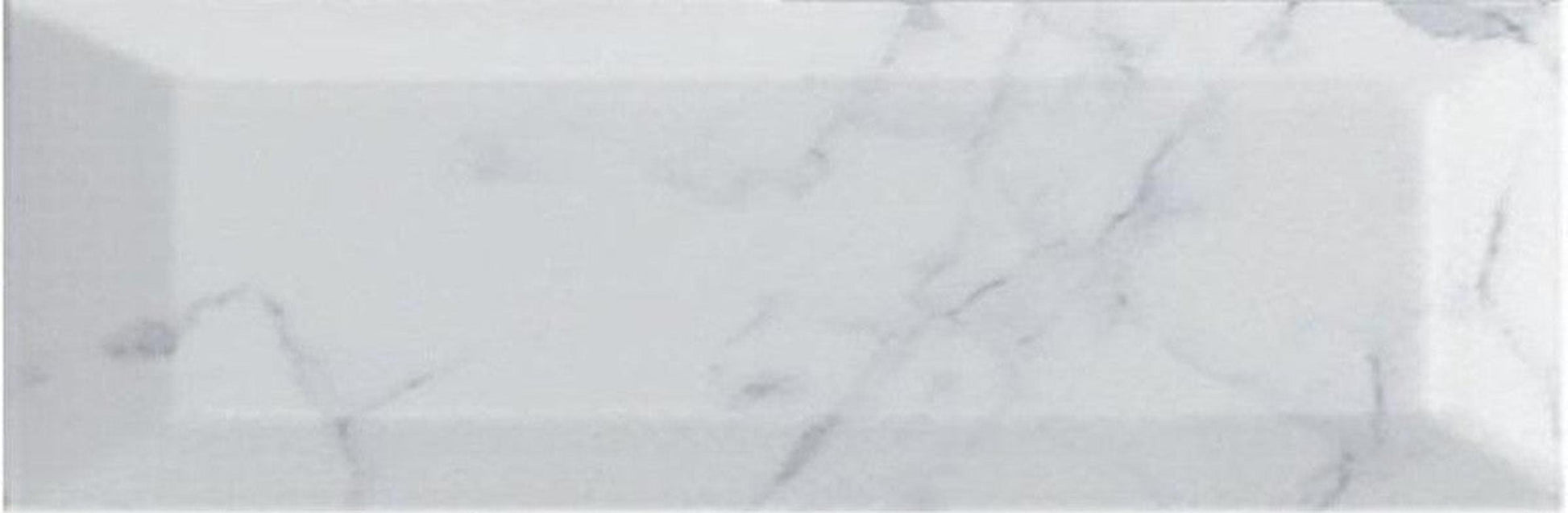 Subway Collection Victorian Carrara Ceramic Tile 10x30cm-Delforno