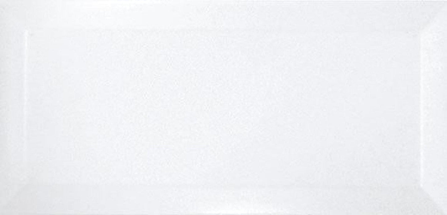 Subway Collection Victorian Gloss White Ceramic Tile 10 x 20cm-Delforno