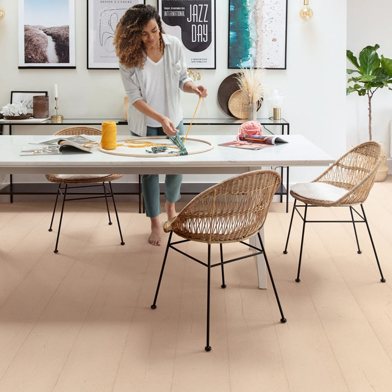 Painted Oak Rose Laminate Wooden Flooring 138 x 21.20cm-Unilin Distribution-Delforno