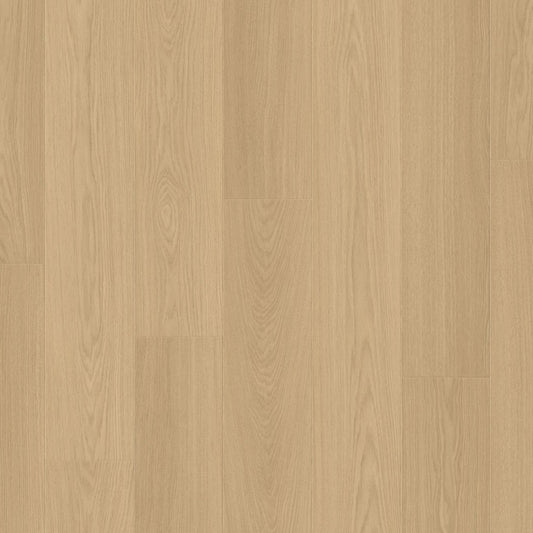 Beige Varnished Oak Laminate Wooden Flooring 21.2 x 138cm-Delforno