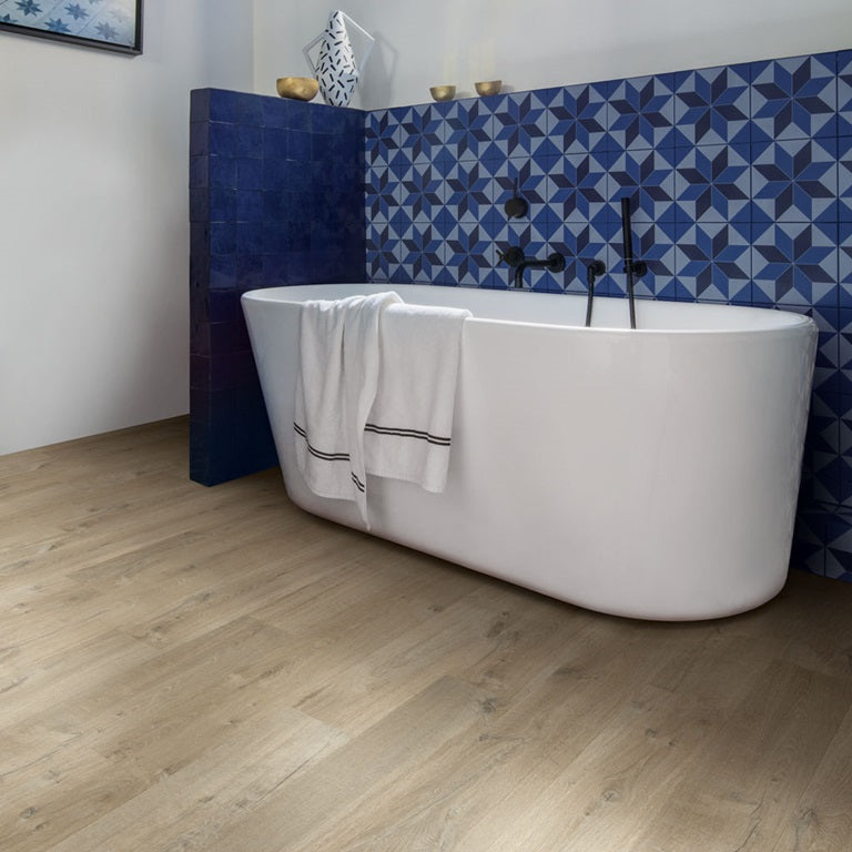 Soft Oak Light Brown EPD Laminate Flooring 137.87 x 19cm-Unilin Distribution-Delforno