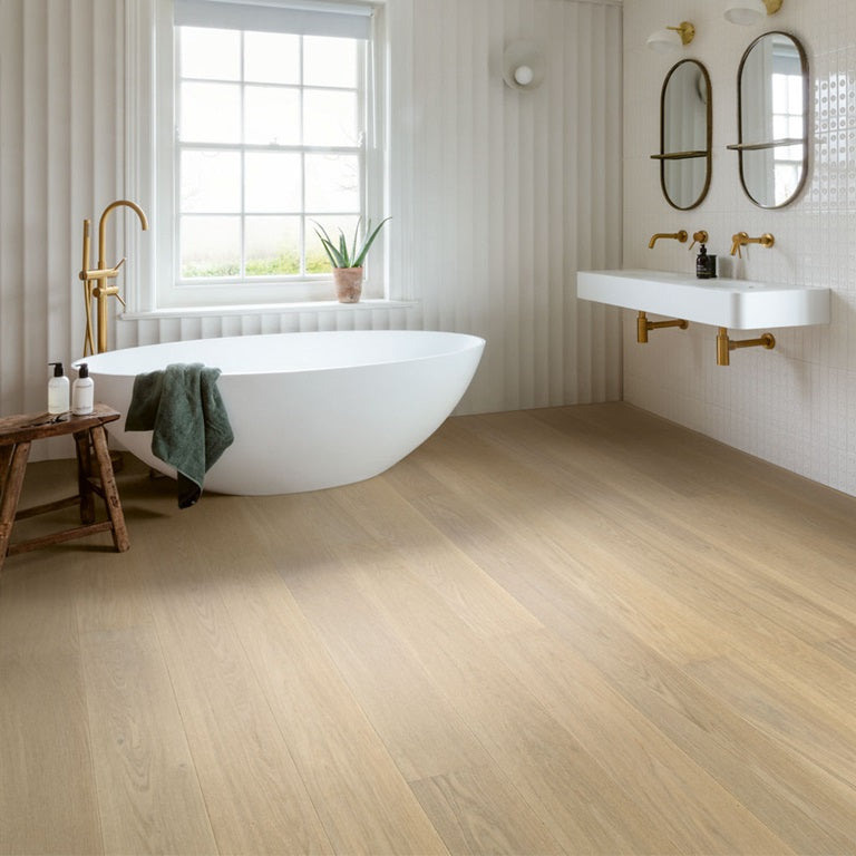 Lily White Oak Extra Matt Hardwood Flooring 19 x 182cm-Unilin Distribution-Delforno