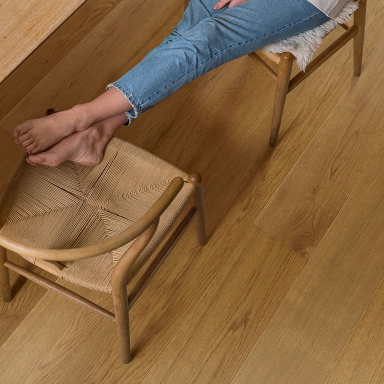 Toffee Brown Oak Extra Matt Laminate Wooden Flooring 19 x 182cm-Unilin Distribution-Delforno
