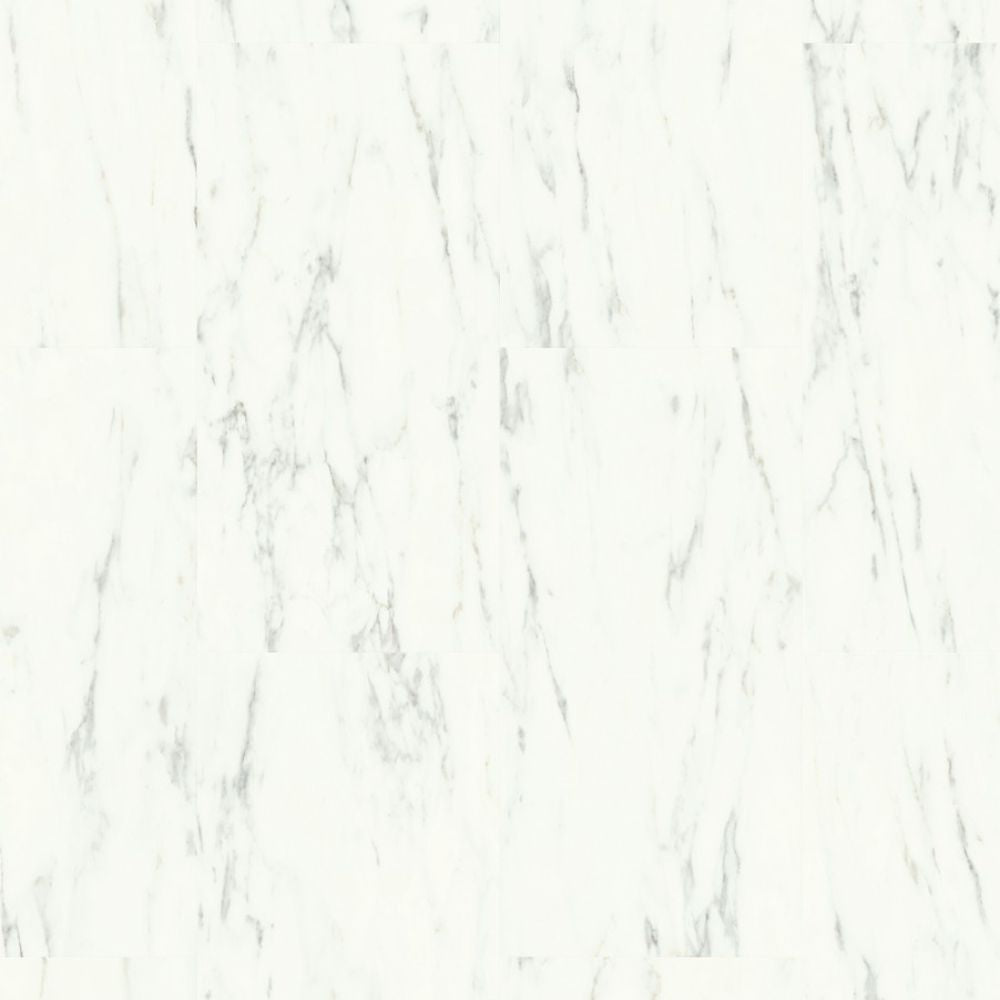 Marble Carrara White 5mm Luxury Vinyl Tile 30.50cm X 60.59cm-Delforno