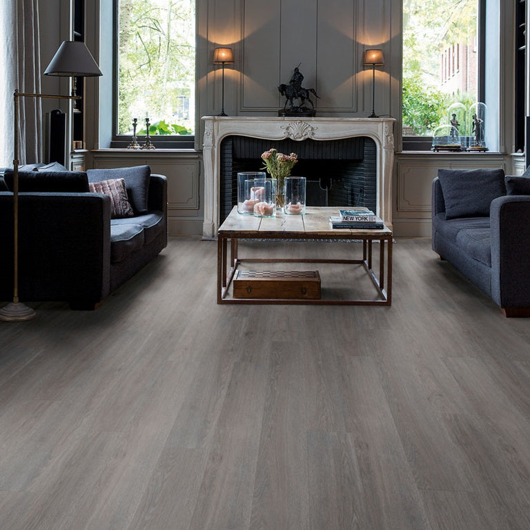 Silk Oak Dark Grey Vinyl Flooring 18.90 x 125.10cm-Unilin Distribution-Delforno