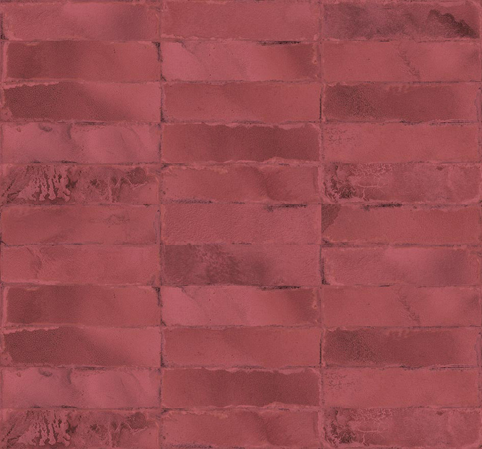 Luca Granate Ceramic Tile 8 x 31.3cm-Delforno