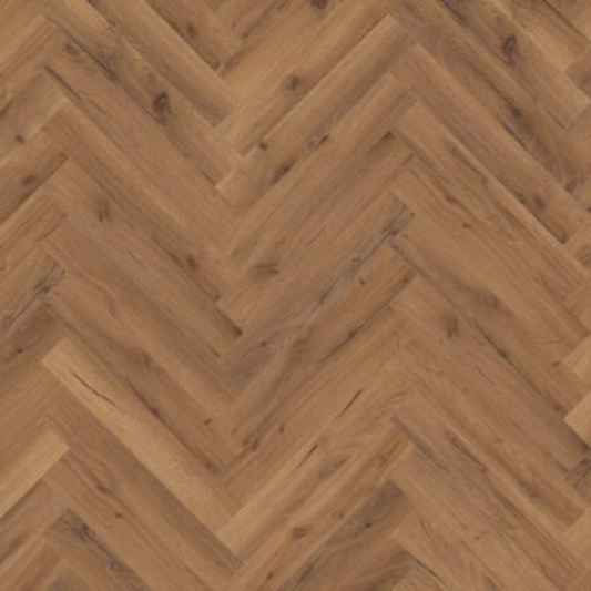 Oak Robust Fumed Herringbone Laminate Wooden Flooring 10 x 60cm-Delforno