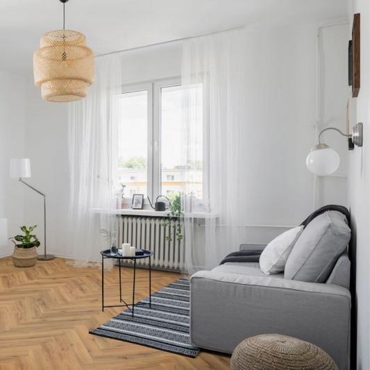 Ranch Oak Herringbone Wood Effect Luxury Vinyl Tile 12.19 x 61cm-Delforno