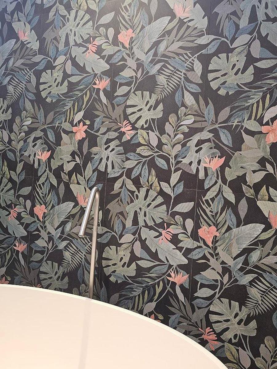 Wonderwall Botanicals Tiffany Pattern Porcelain Tiles 120 x 60cm-Delforno