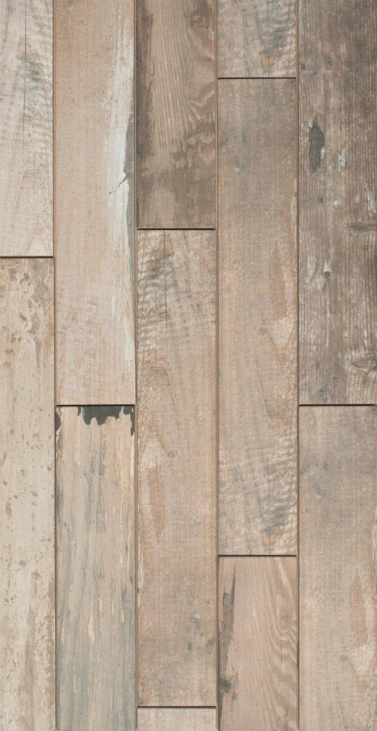 Woodlands 36 Vintage Worn Wood Effect Porcelain Tile 10 x 60cm-Delforno