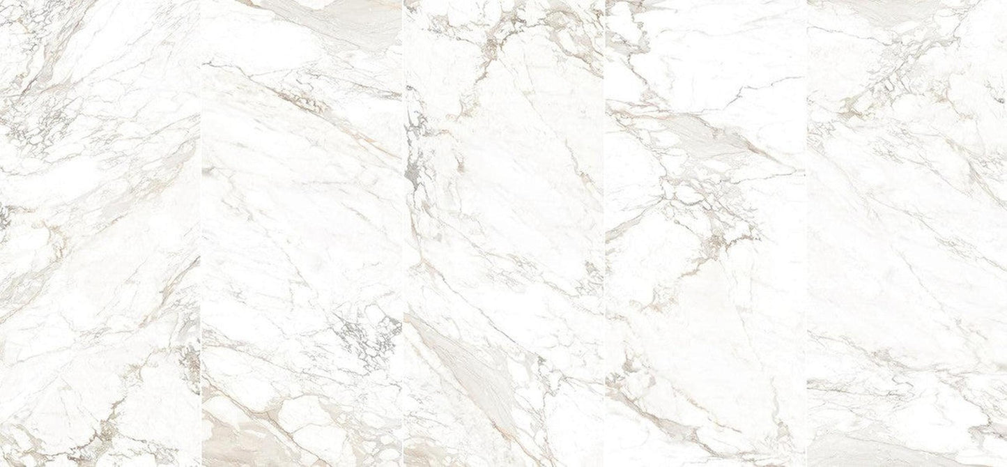 XL Slab Collection Satin L-Grigio Marble Porcelain Tile 120 x 280cm-Delforno
